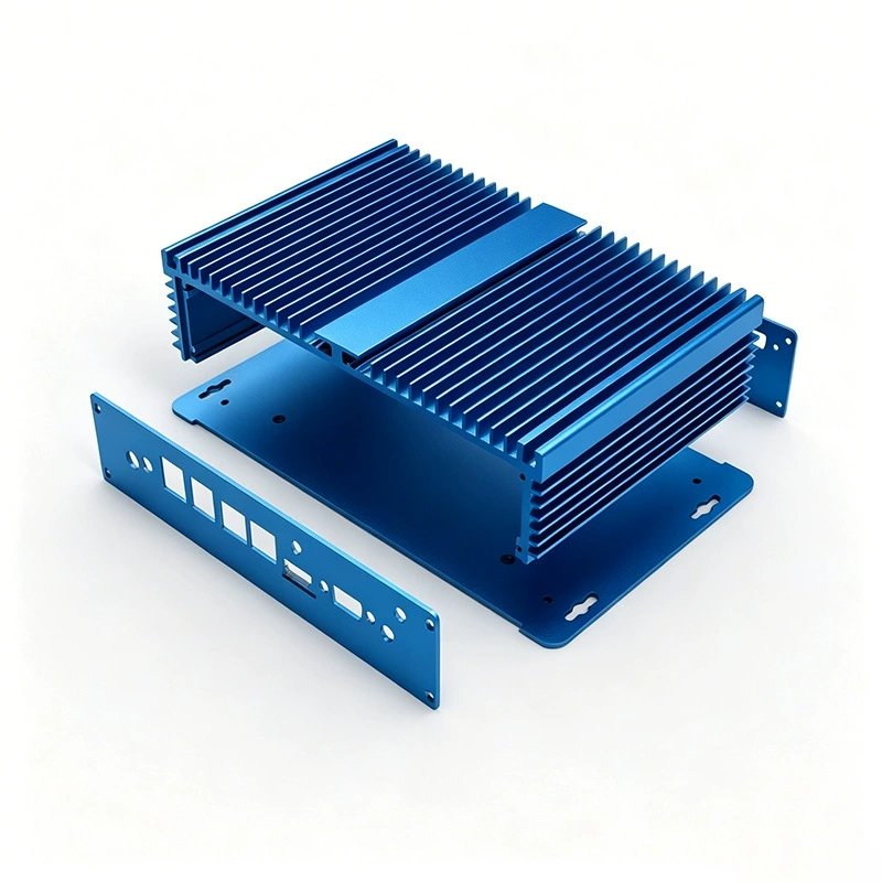 aluminum cooling fin extrusion profile for LED and power supplies