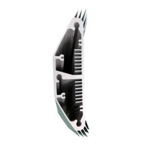 aluminum heatsink extrusion cross section with internal fins