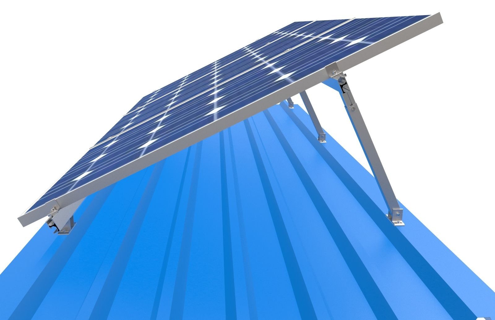 corrugated metal roof solar mount