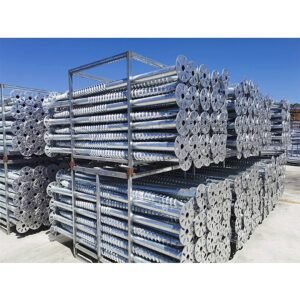 galvanized ground screw pile