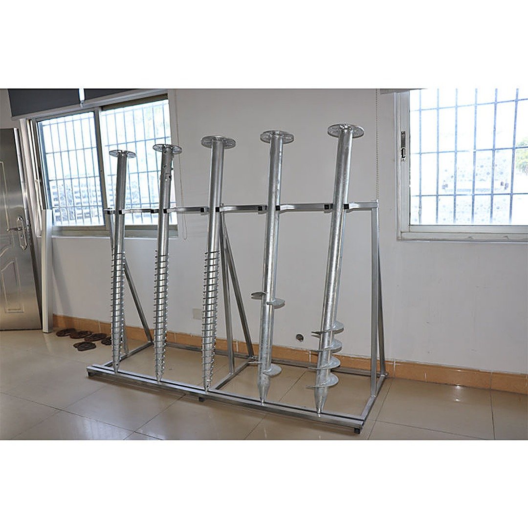 ground screw pile samples