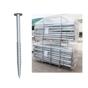 multi helix ground screw pile